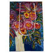 Sac cadeau de bouquet floral (Dos)