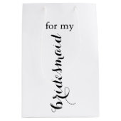Sac cadeau de Bridesmaid (Devant)