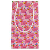 Sac cadeau de canard rose (Devant)