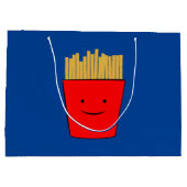 Sac cadeau de caricature Fries (Dos)
