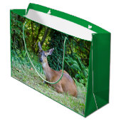 Sac cadeau de cerfs au repos (Dos Angle)