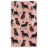 Sac cadeau de chiens et de pattes Rottweiler (Dos)