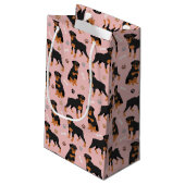 Sac cadeau de chiens et de pattes Rottweiler (Dos Angle)