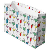 Sac cadeau de cocktail à boisson mixte (Dos Angle)