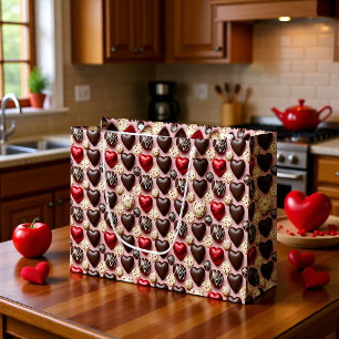 Sac Cadeau de coeurs en bonbons de la Saint-Valent