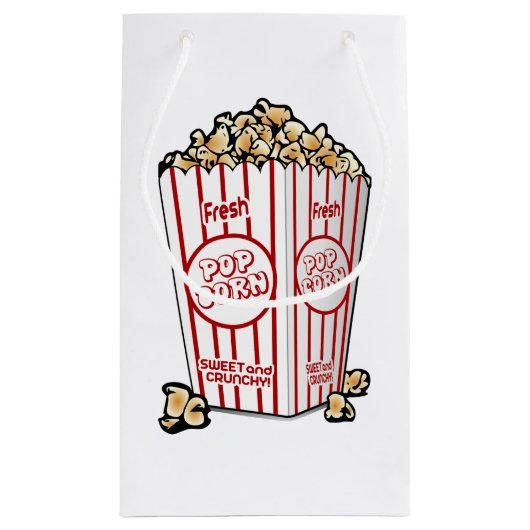 Sac cadeau de collation Popcorn (Dos)