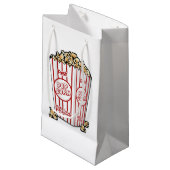 Sac cadeau de collation Popcorn (Devant Angle)