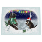 Sac cadeau de combat de snowball (Devant)