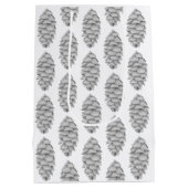 Sac cadeau de cône d'épinette blanche (Dos)