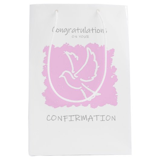 Sac cadeau de confirmation (Devant)