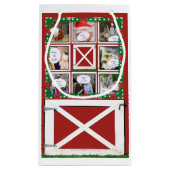 Sac cadeau de couleur rouge porte de grange 8 ou 1 (Dos)