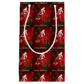 Sac cadeau de cow-girl de Noël de Western Rodeo (Devant)