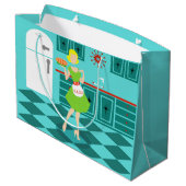 Sac cadeau de cuisine rétro (Dos Angle)