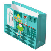 Sac cadeau de cuisine rétro (Devant Angle)