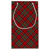 Sac cadeau de design Red Plaid (Dos)