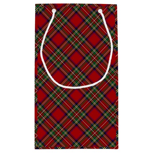 Sac cadeau de design Red Plaid (Dos)