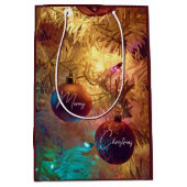 Sac cadeau de deux ornements d'arbre de Noël (Devant)