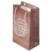 Sac cadeau de devis fiançailles | Aquarelle romant (Devant Angle)