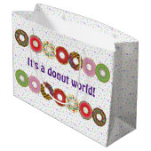 sac cadeau de donuts de toutes saveurs (Dos Angle)