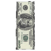 Sac cadeau de facture de cent dollars (Dos)