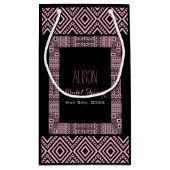 Sac cadeau de Fête des mariées personnalisée à car (Dos)