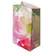 Sac cadeau de feuillage d'aquarelle (Devant Angle)