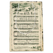 Sac cadeau de feuille de musique Jingle Bells (Devant)