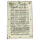 Sac cadeau de feuille de musique Jingle Bells (Dos)