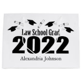 Sac cadeau de fin d'études de droit 2022 Graduatio (Devant)