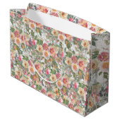 Sac cadeau de fleurs fraîches (Dos Angle)