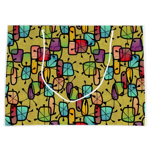 Sac cadeau de flocon de neige Mod (Devant)