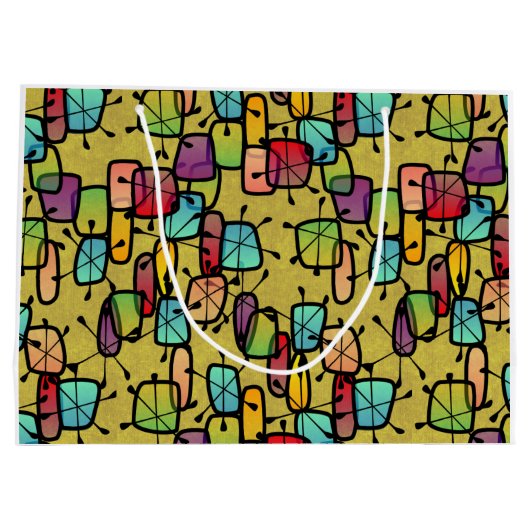 Sac cadeau de flocon de neige Mod (Dos)