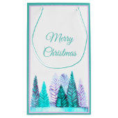 Sac cadeau de forêt (Turquoise) (Dos)
