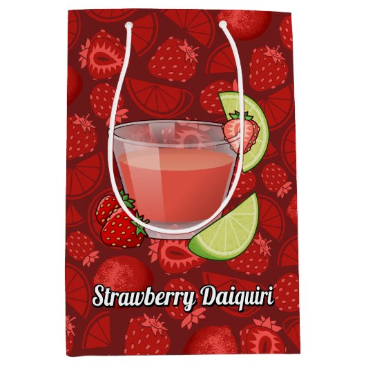 Sac cadeau de fraise Daiquiri (Devant)