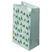 Sac cadeau de frénésie de perruches (Dos Angle)
