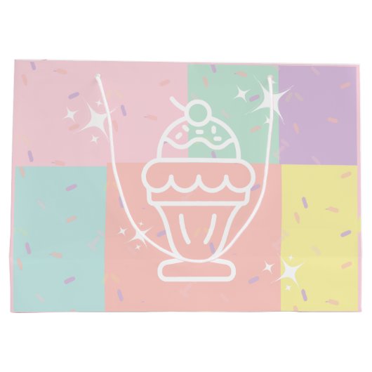 Sac Cadeau de Glace à l'ancienne (Dos)