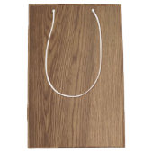 Sac cadeau de grain de bois (Devant)