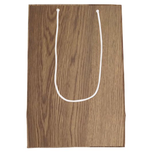 Sac cadeau de grain de bois (Dos)