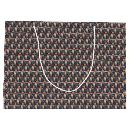 Sac cadeau de hibou (Dos)