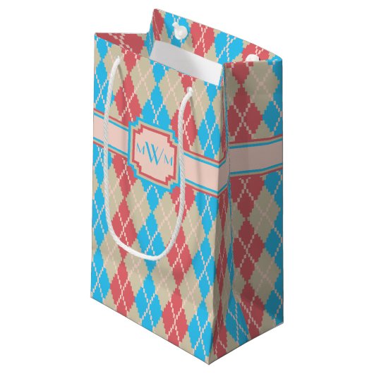 Sac cadeau de Jacquard de plage (Devant Angle)
