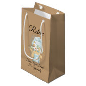 Sac cadeau de jour de spa avec design de soins per (Devant Angle)