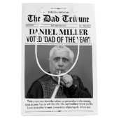 Sac cadeau de journal de Fêtes des pères personnal (Devant)