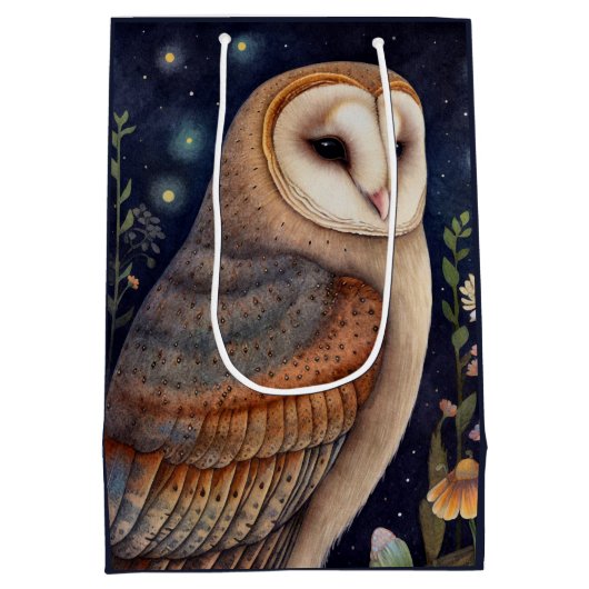 Sac cadeau de la Chouette de minuit (Dos)