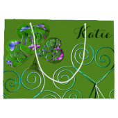 Sac cadeau de la fête de la Saint-Patrick shamrock (Dos)