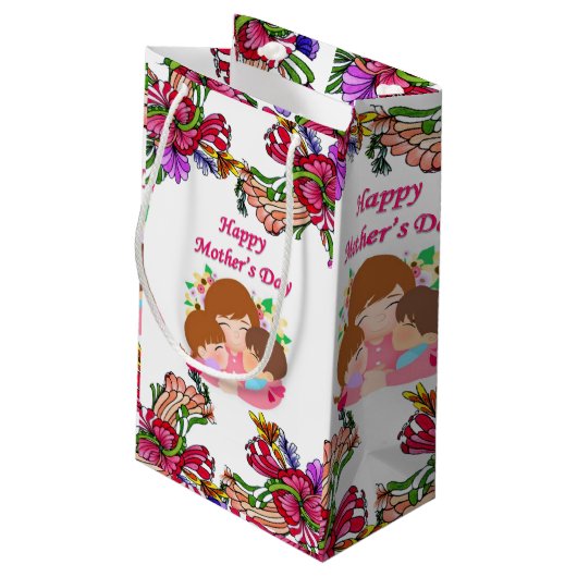 Sac cadeau de la fête des mères (Dos Angle)