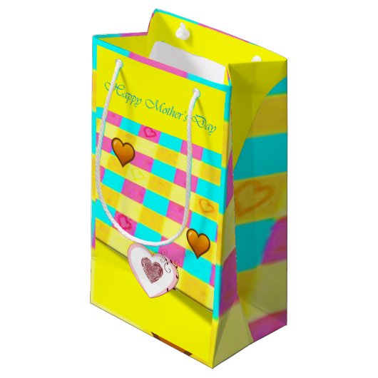 Sac cadeau de la fête des mères (Devant Angle)