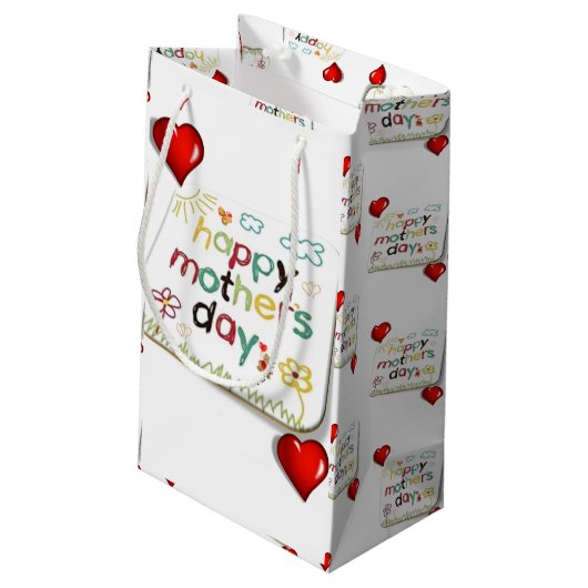 Sac cadeau de la fête des mères (Dos Angle)