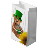 Sac cadeau de la Saint Patrick Sac à cadeau Teddy  (Dos Angle)