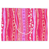 Sac cadeau de la Saint Valentin Coeur rose (Dos)