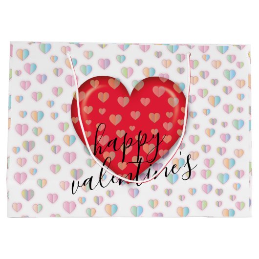 Sac cadeau de la Saint-Valentin Elegant Chick avec (Dos)